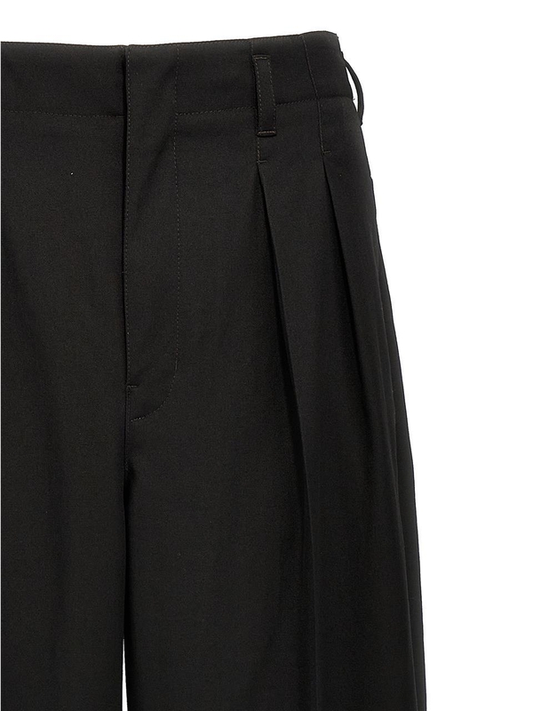 르메르 FW24 Pleated Tapered pants PA1014LF1317BK999 Black  