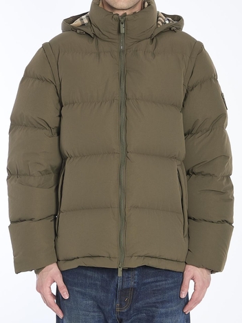 버버리 FW24 Puffer jacket in nylon 8099918_C1902 GREEN