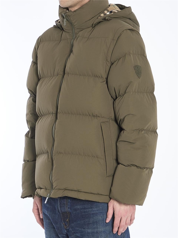 버버리 FW24 Puffer jacket in nylon 8099918_C1902 GREEN