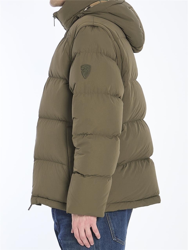 버버리 FW24 Puffer jacket in nylon 8099918_C1902 GREEN