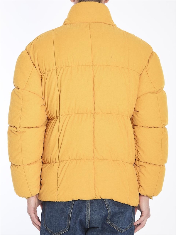 팜 엔젤스 FW24 Monogram corduroy puffer jacket PMED047F24_FAB001_2203 ORANGE