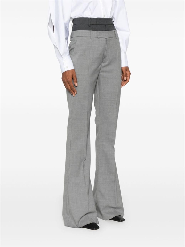 스포트막스 FW24 SportMax  Trousers Grey 2422136072600534016 Grey