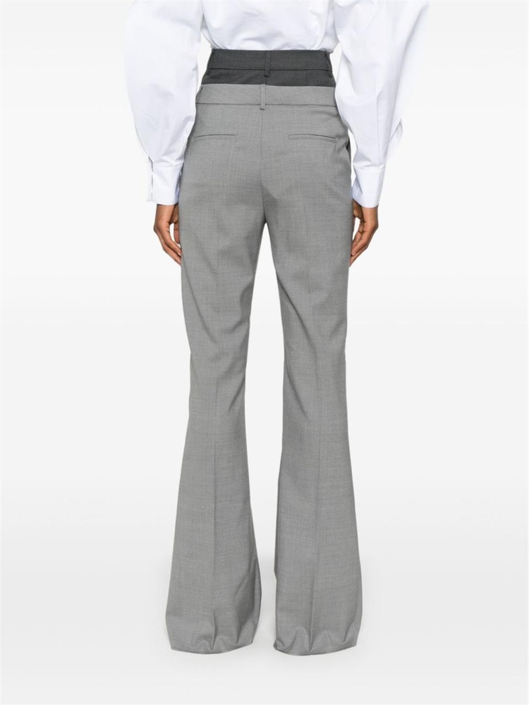 스포트막스 FW24 SportMax  Trousers Grey 2422136072600534016 Grey