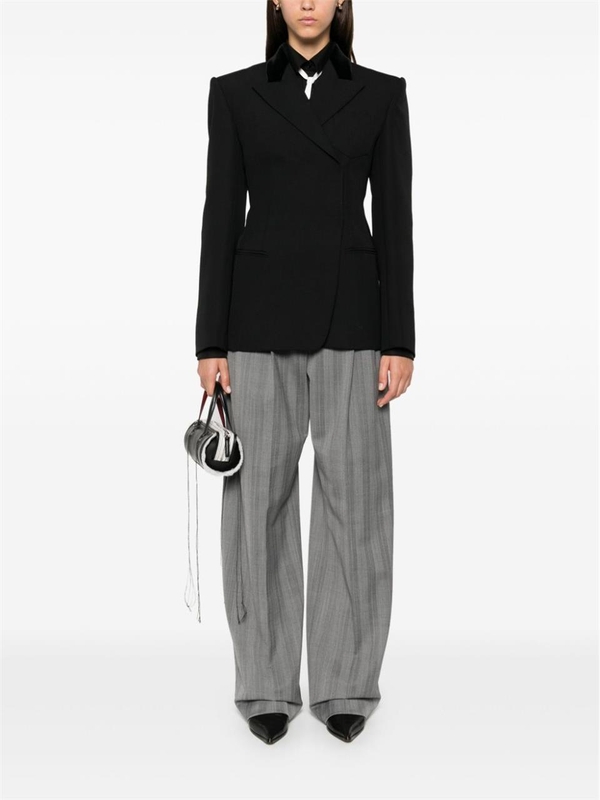 스포트막스 FW24 SportMax  Trousers Grey 2422136033600566002 Grey