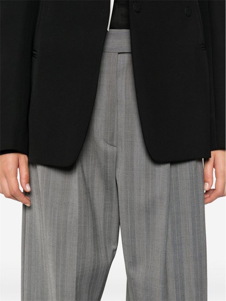 스포트막스 FW24 SportMax  Trousers Grey 2422136033600566002 Grey