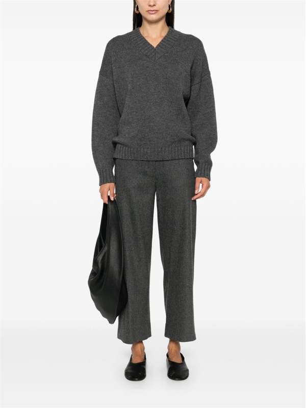 S 막스마라 FW24 S Max Mara Trousers Grey 2429136023600323025 Grey