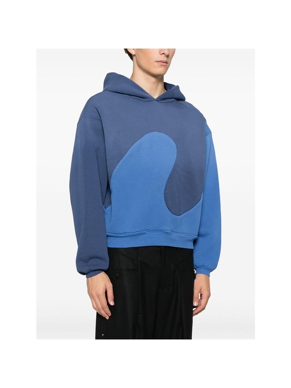 이알엘 FW24 Sweatshirt Erl ERL09T015  BLUE One Color