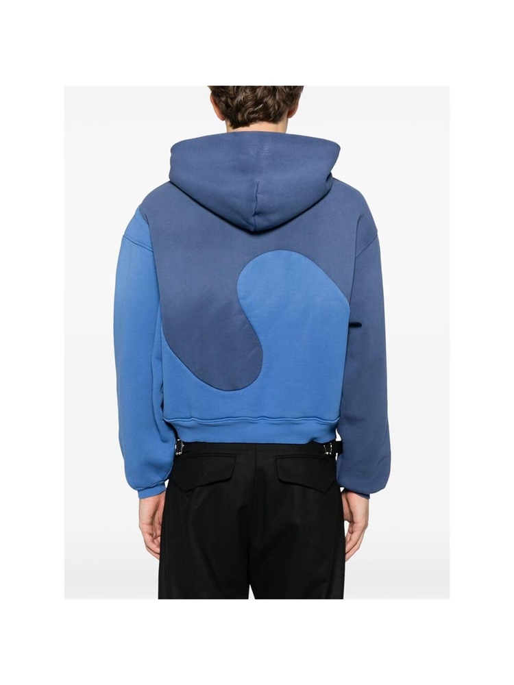 이알엘 FW24 Sweatshirt Erl ERL09T015  BLUE One Color