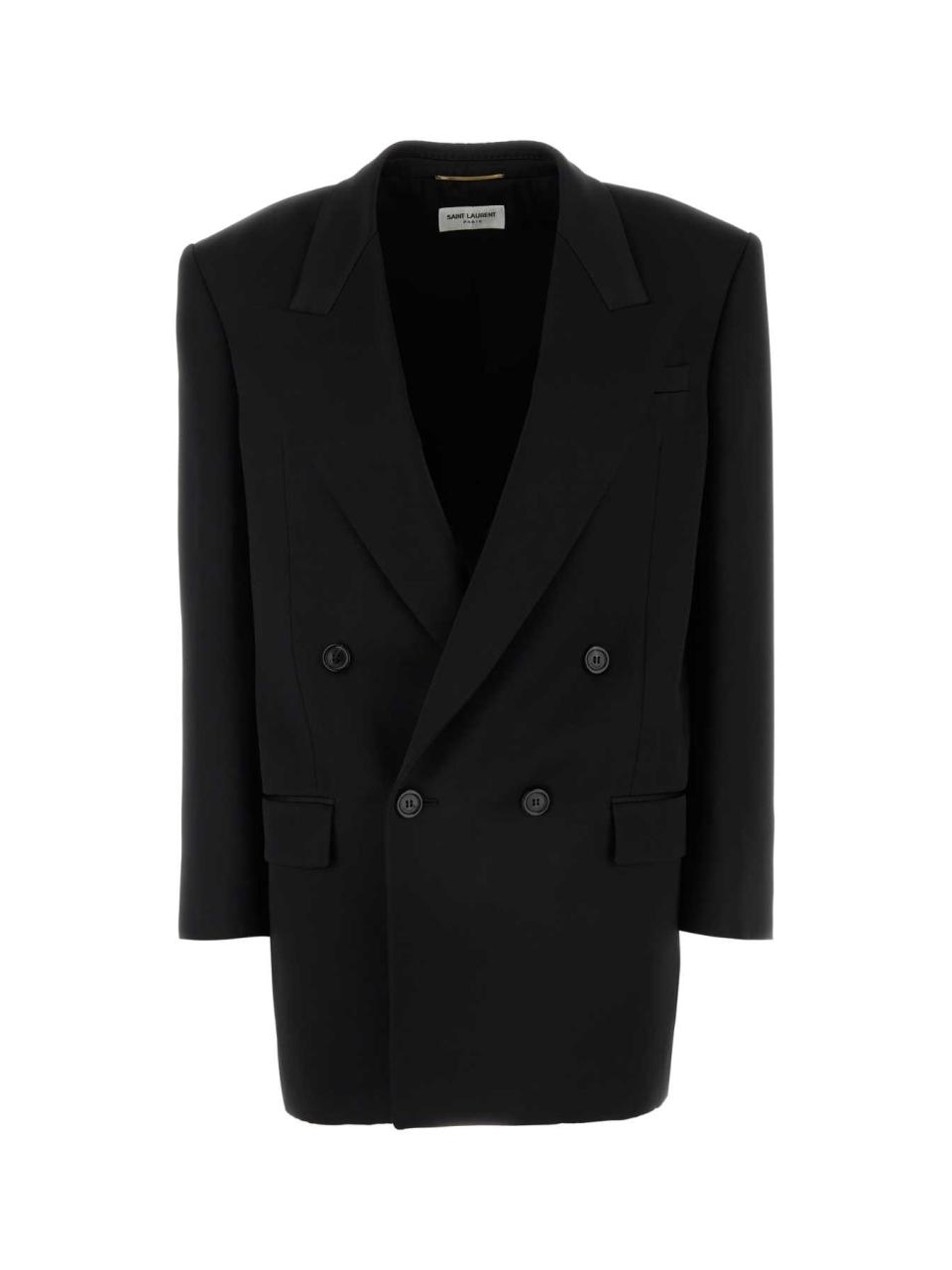 Saint Laurent Paris | 생로랑 FW24 SAINT LAURENT JACKETS AND VESTS 798010Y013G  1000 Black