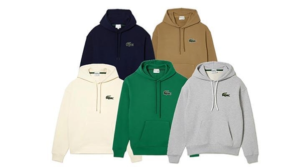 [LACOSTE] 라코스테 빅크록 루즈핏 오가닉 후드티셔츠