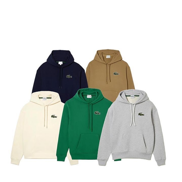 [LACOSTE] 라코스테 빅크록 루즈핏 오가닉 후드티셔츠