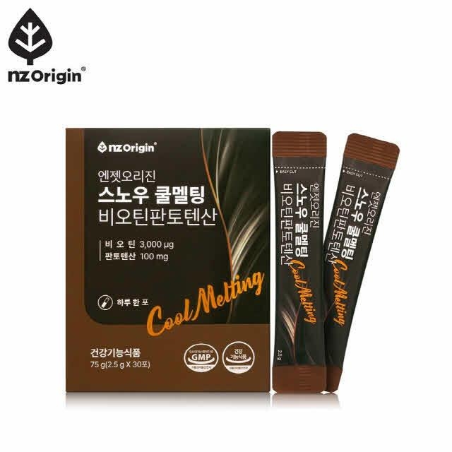 엔젯오리진 스노우 쿨멜팅 비오틴판토텐산 2.5g x 30포