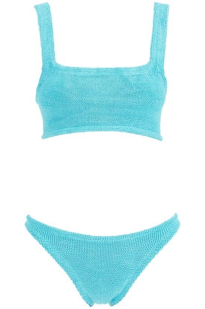 [해외배송] 24FW 훈자 지 비키니 수영복 XANDRABIKINIMCRINKLE LIGHT BLUE