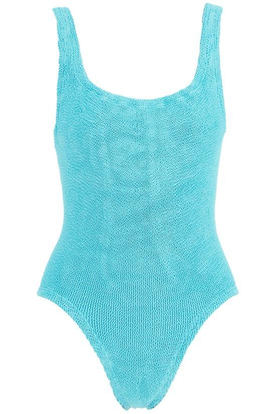 [해외배송] 24FW 훈자 지 비키니 수영복 SQUARENECKSWIMMCRINKLE LIGHT BLUE