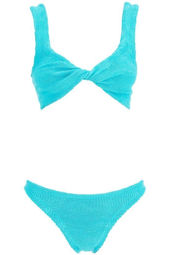 [해외배송] 24FW 훈자 지 비키니 수영복 JUNOBIKINIMCRINKLE LIGHT BLUE