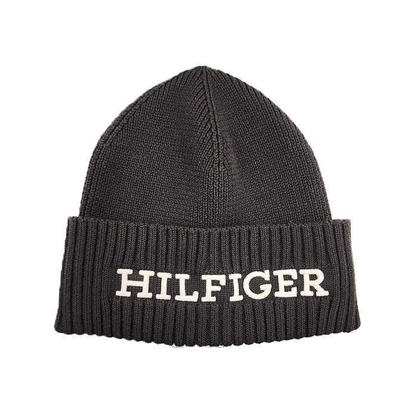 타미힐피거 Hilfiger 로고 비니 Black