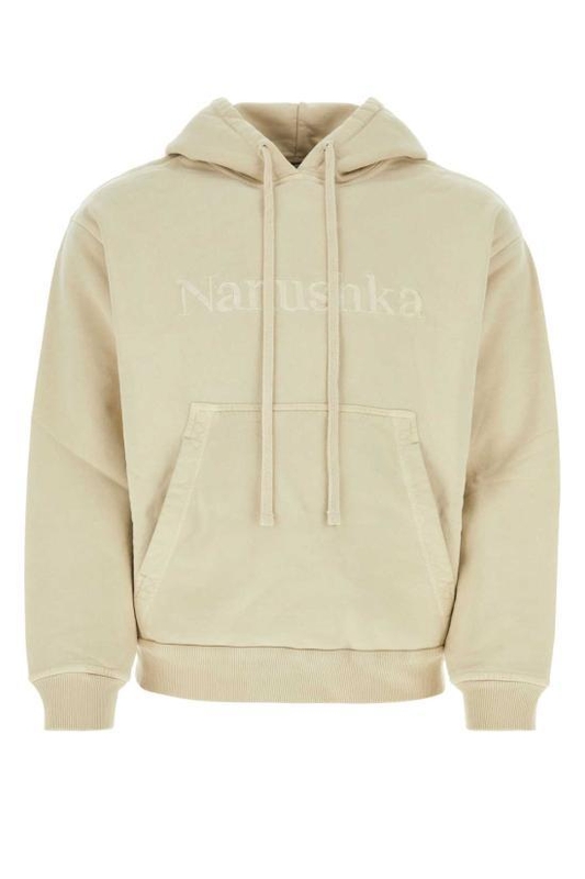 [해외배송] 24SS 나누슈카 후드 티셔츠 NU23PFSW00673 SHELL Beige o Tan