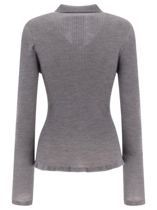 [해외배송] 24FW 세실리아 반센 긴팔 티셔츠 3 24KNI50004ODA TOP GREY MELANGE Grey