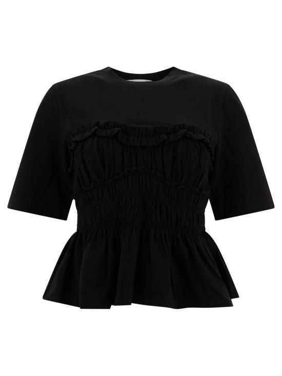 [해외배송] 24FW 세실리아 반센 반팔 티셔츠 3 24RTW11027VILDE T SHIRT BLACK Black