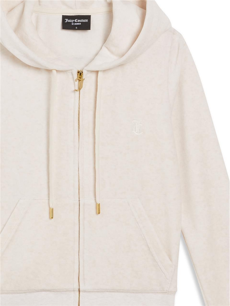 쥬시꾸뛰르 FW24 ROBERTSON GOLD HOODIE VEJB70294WPF Nude & Neutrals