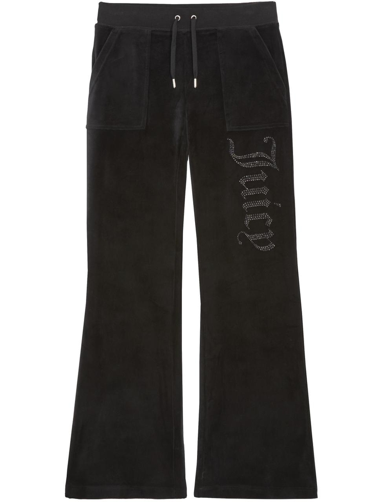 쥬시꾸뛰르 FW24 JEWEL LAYLA LOW RISE PANT VIJB80412WPF Black