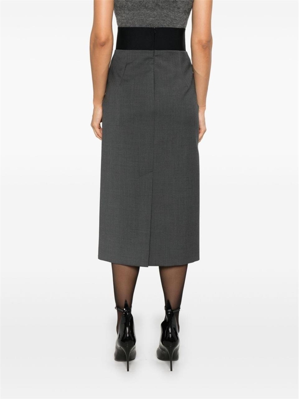 스포트막스 FW24 SPORTMAX FASHION Skirts Grey 22106093600001 Grey