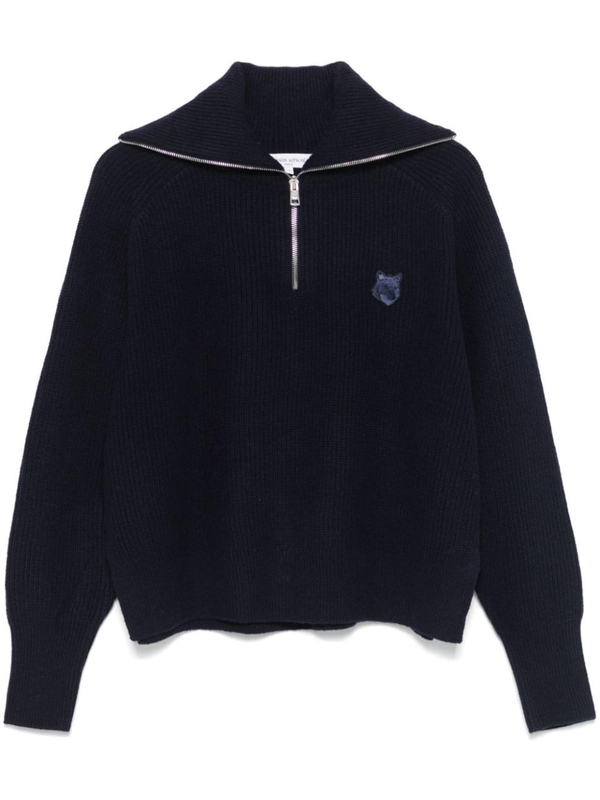 메종키츠네 FW24 MAISON KITSUNE Sweaters Blue LW00809KT1093P476 Blue