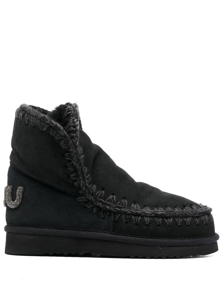 모우 FW24 Mou Boots Black FW101050ABKBK Black