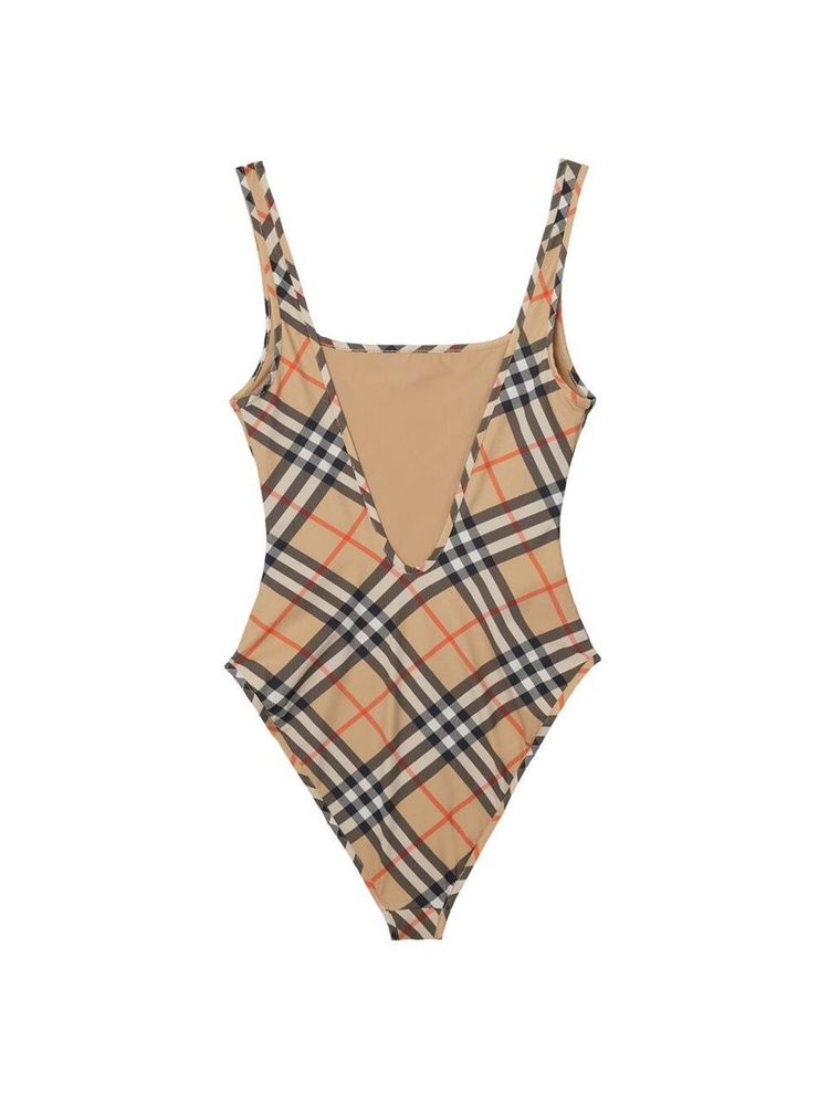 버버리 SS25 Beachwear Burberry 8089677 ES24-WW-SI B9368 NEUTRALS/BLACK