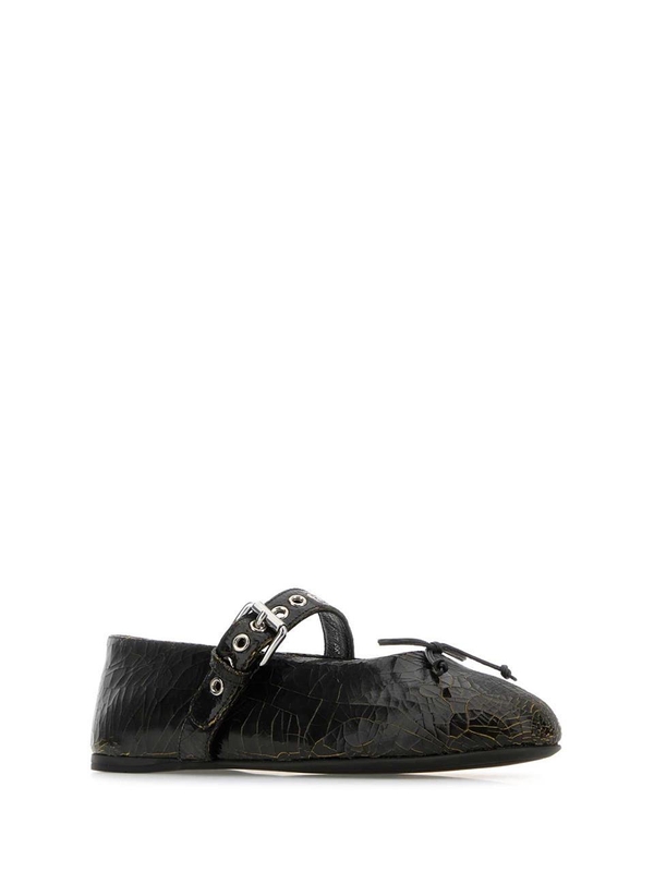 미우미우 SS25 MIU MIU BALLERINAS 5F210EF0055TZ F0192 Black