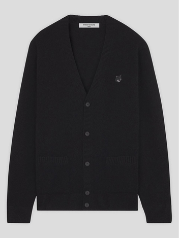 메종 키츠네 FW24 Maison Kitsune Cardigan NM00506KT1006P199 Black