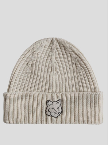 메종 키츠네 FW24 Maison Kitsune Beanie MM06111KT1022P205 Paper