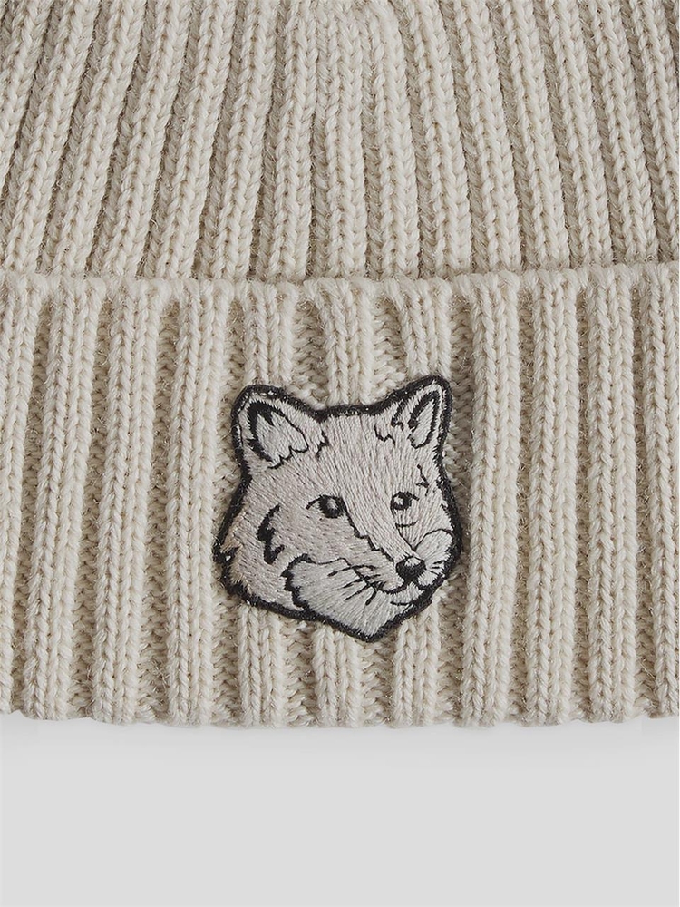 메종 키츠네 FW24 Maison Kitsune Beanie MM06111KT1022P205 Paper