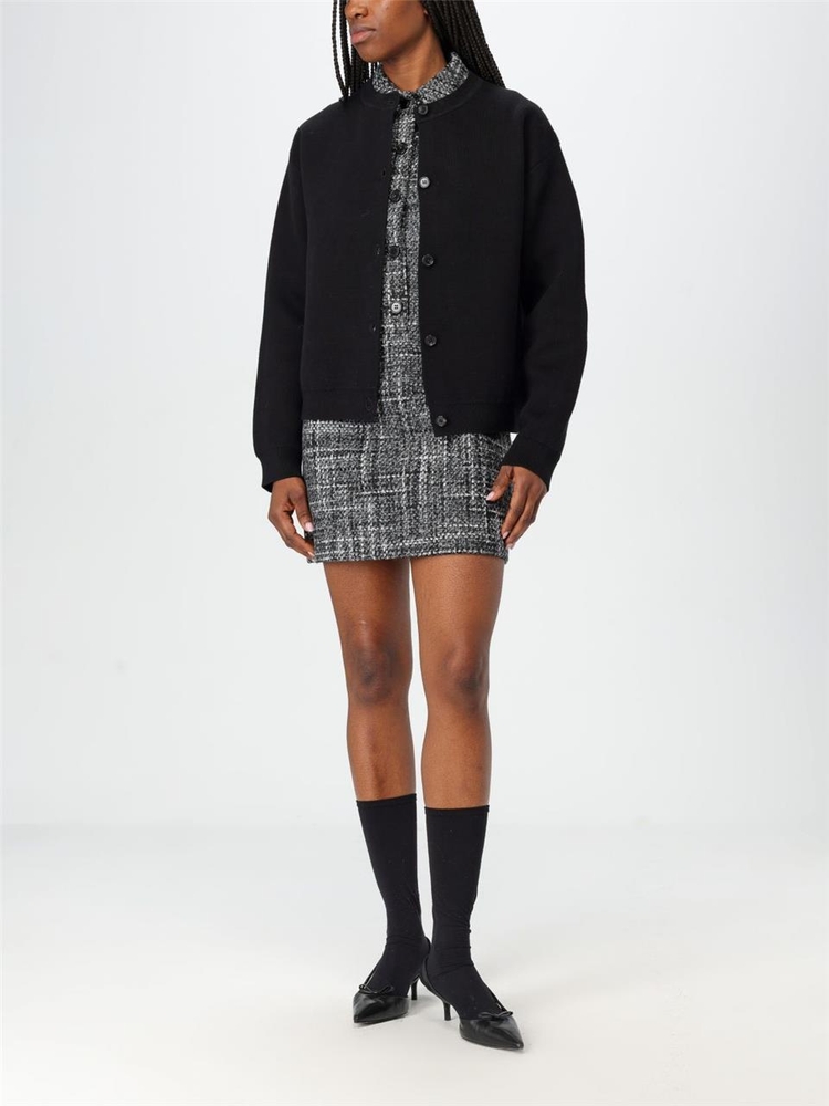 띠어리 FW24 Cardigan Theory in cotone O0914706 001 Black