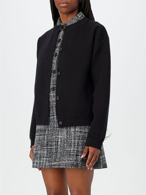 띠어리 FW24 Cardigan Theory in cotone O0914706 001 Black