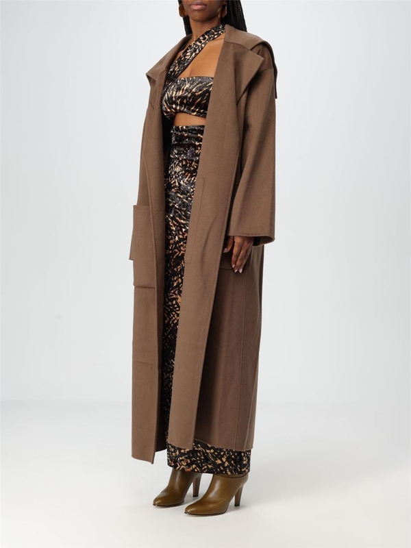 나누슈카 FW24 Nanushka Womens Coat NW24FWOW36378 CHOCOLATE CHIP Brown