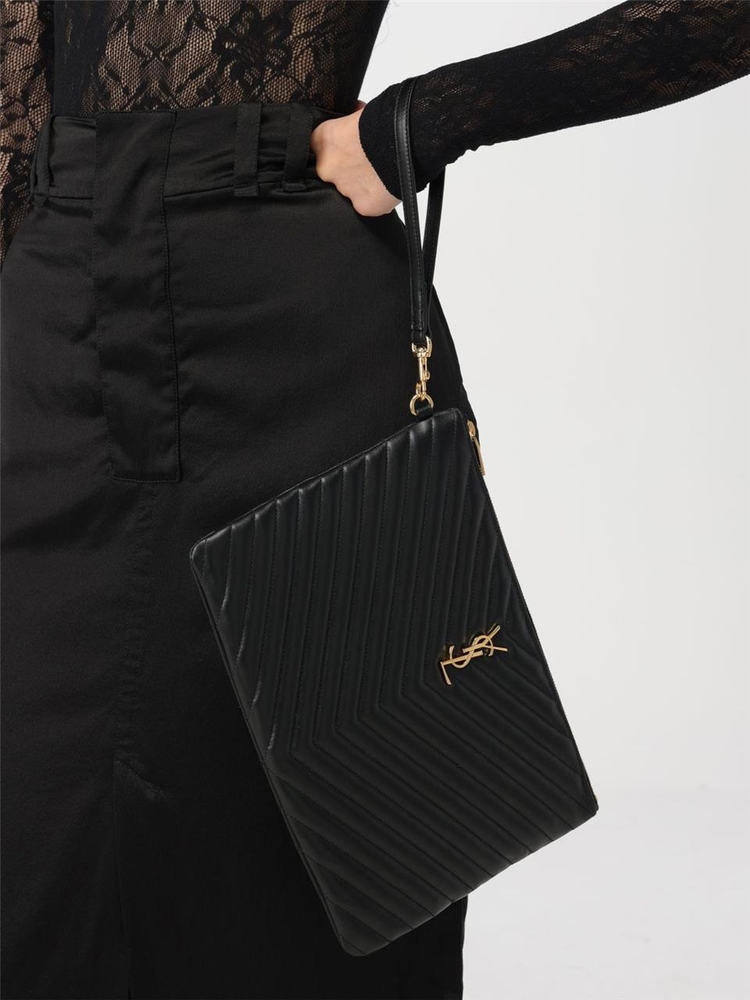 생로랑 FW24 Saint Laurent Womens Shoulder Bag 559193CWU01 1000 Black