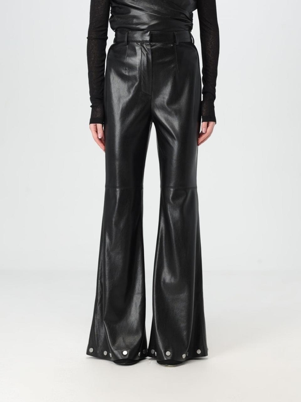 나누슈카 FW24 Nanushka Womens Trousers NW24FWPA31400 BLACK Black