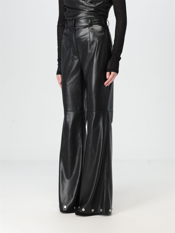 나누슈카 FW24 Nanushka Womens Trousers NW24FWPA31400 BLACK Black