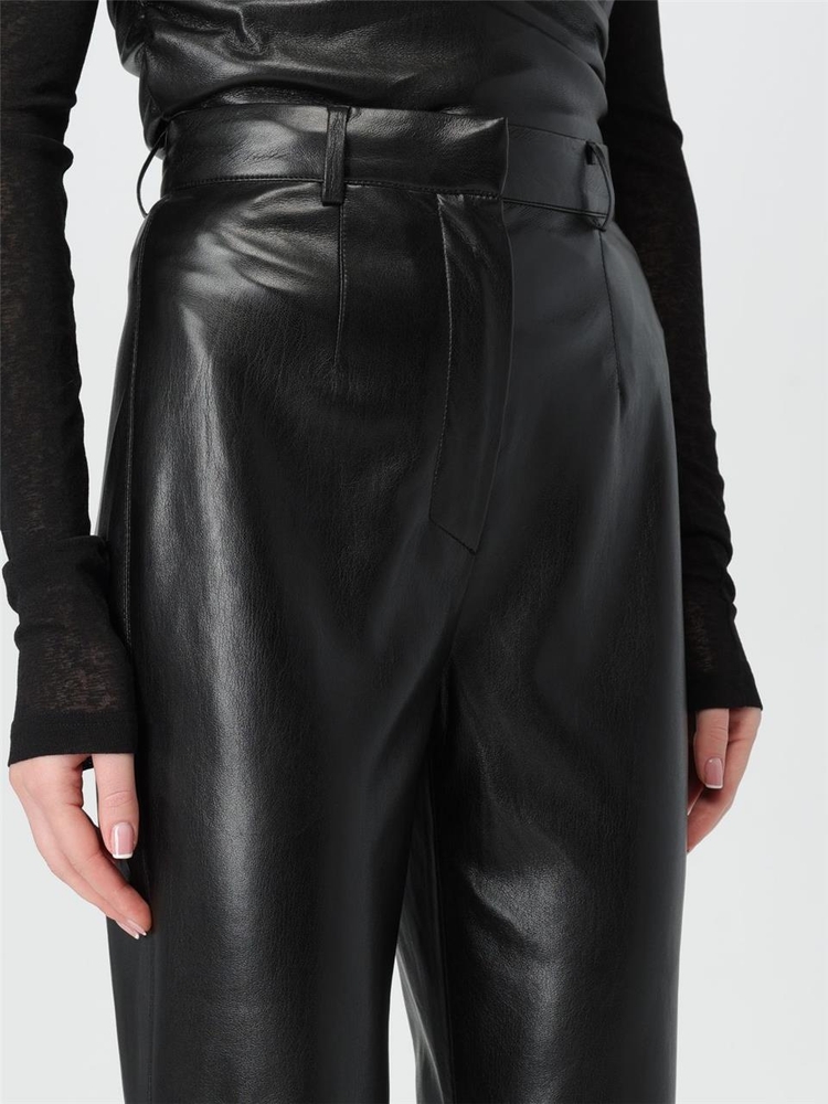 나누슈카 FW24 Nanushka Womens Trousers NW24FWPA31400 BLACK Black