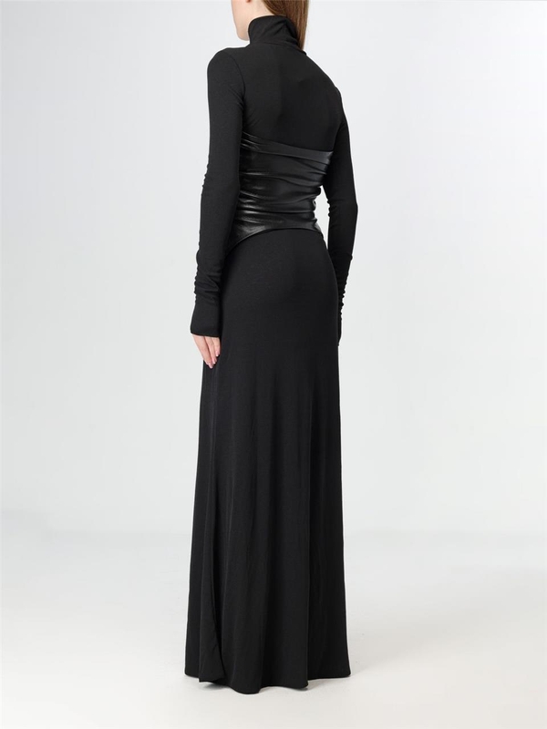 나누슈카 FW24 Nanushka Womens Dress NW24FWDR33400 BLACK Black