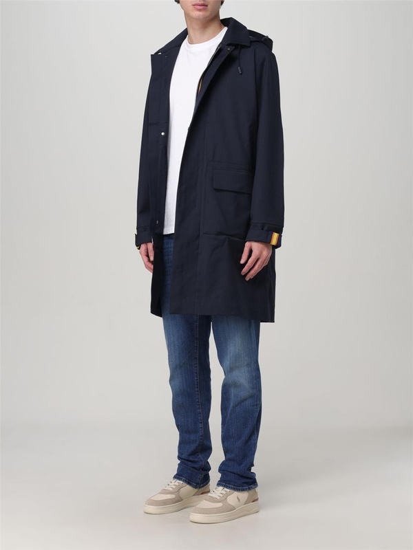 까웨 FW24 K-way mens jacket K51368W AR0 Blue