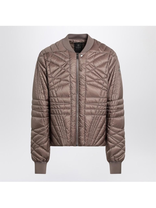 몽클레르 X 릭오웬스 FW24 Moncler + Rick Owens Dust coloured quilted down jacket MU02D1A10M4424 Grey