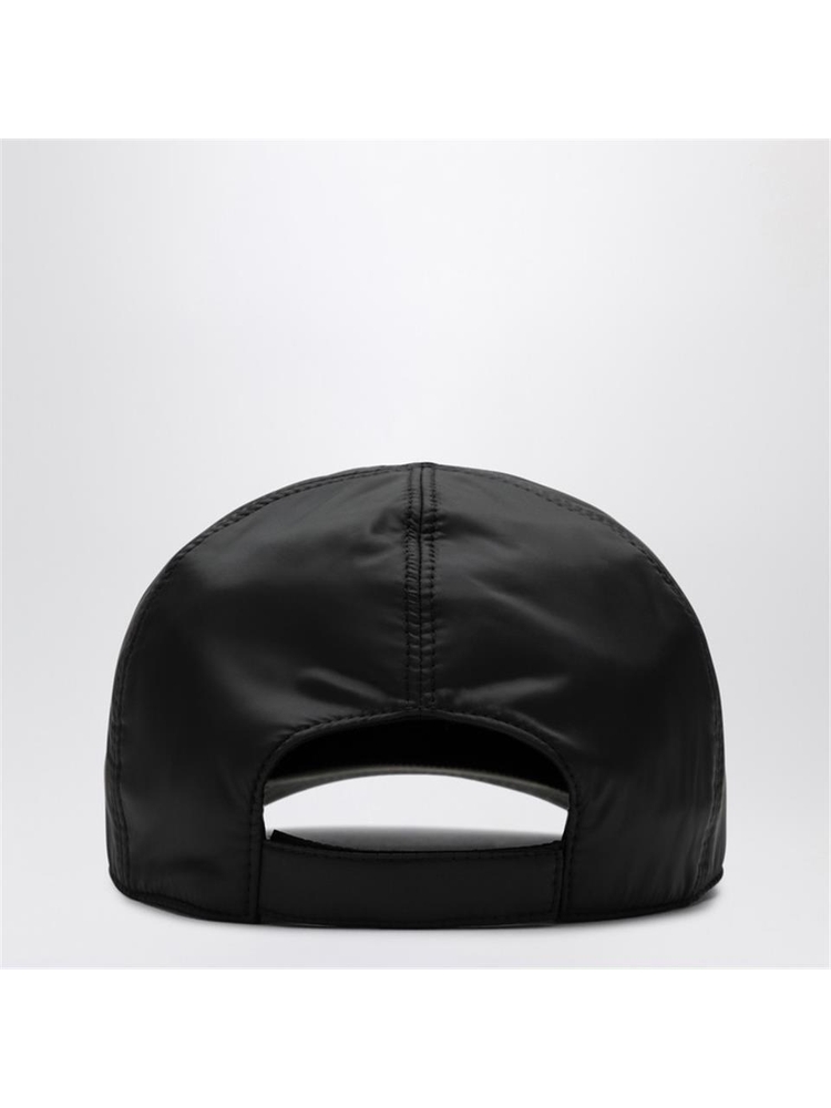 몽클레르 X 릭오웬스 FW24 Moncler + Rick Owens Black nylon baseball cap MU02D3B04M4425 Black