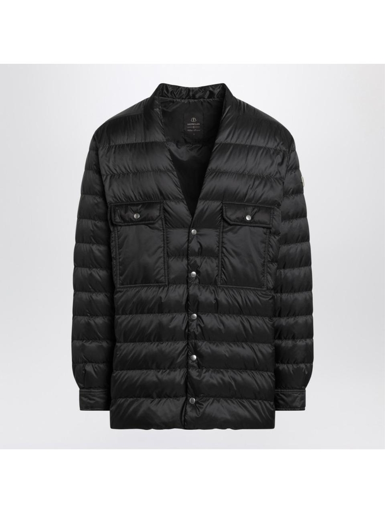 몽클레르 X 릭오웬스 FW24 Moncler + Rick Owens Black quilted jacket MU02D2F01M4426 Black