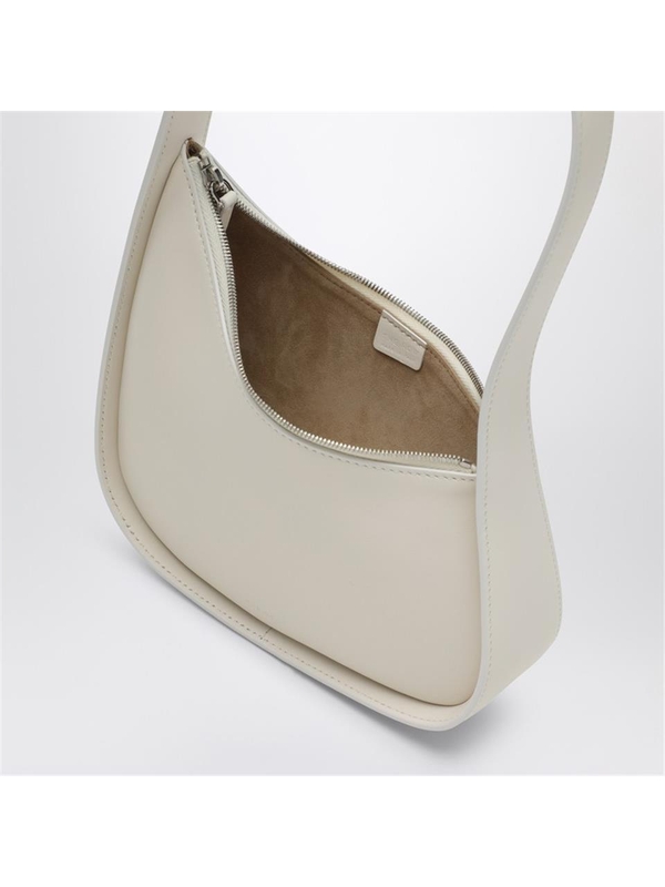 더 로우 FW24 The Row Ivory Half Moon bag W1249L52 White