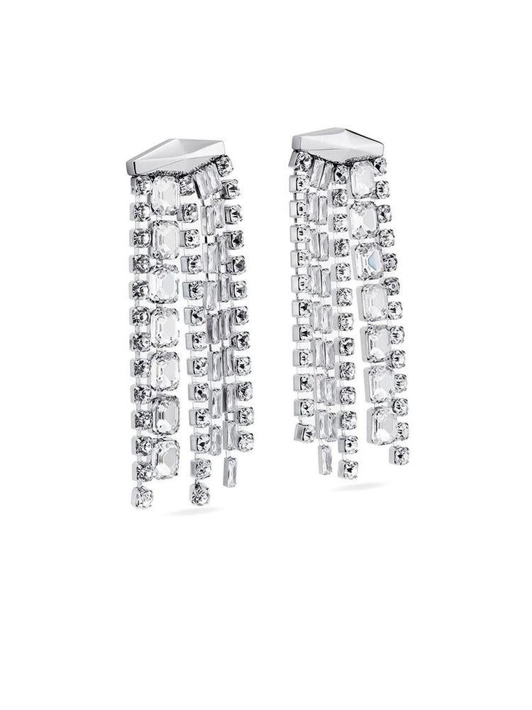 지미추 SS25 Jewellery Jimmy Choo ZANDRA XYD EARRIN SILCR SILVER