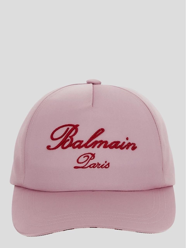 발망 FW24 Balmain Cap DF1XA231MF30OEJ Roseclairrouge