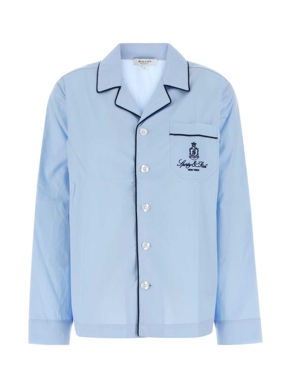 스포티앤리치 FW24 SPORTY RICH SHIRTS SI021516205BL50 SKYBLUWHI Light Blue