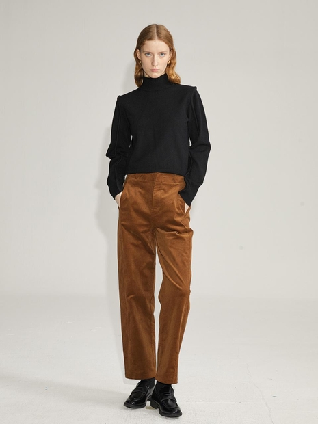 BA_Casual corduroy straight pants